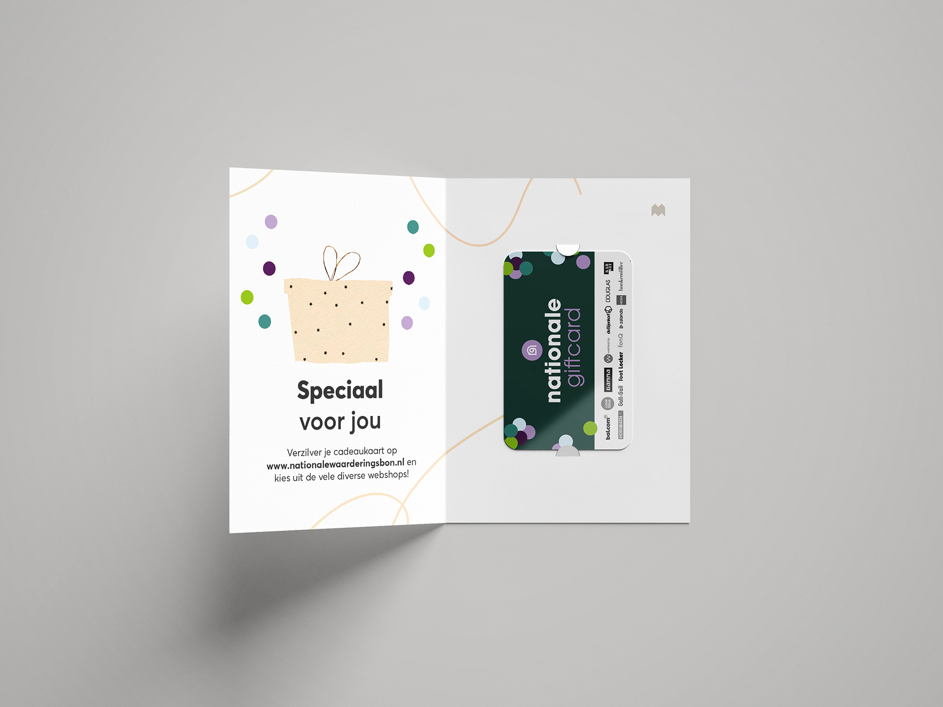 Nationale Giftcard mockup