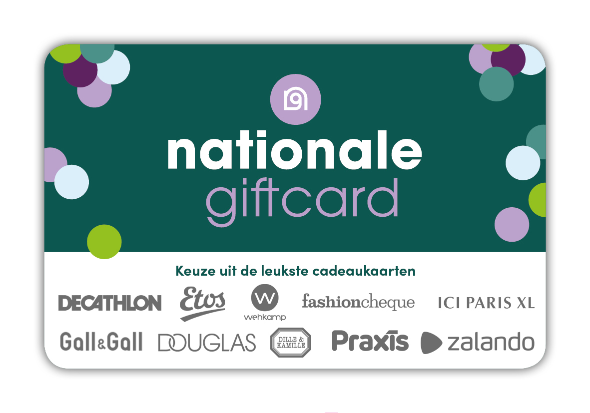 Nationale Giftcard pas m